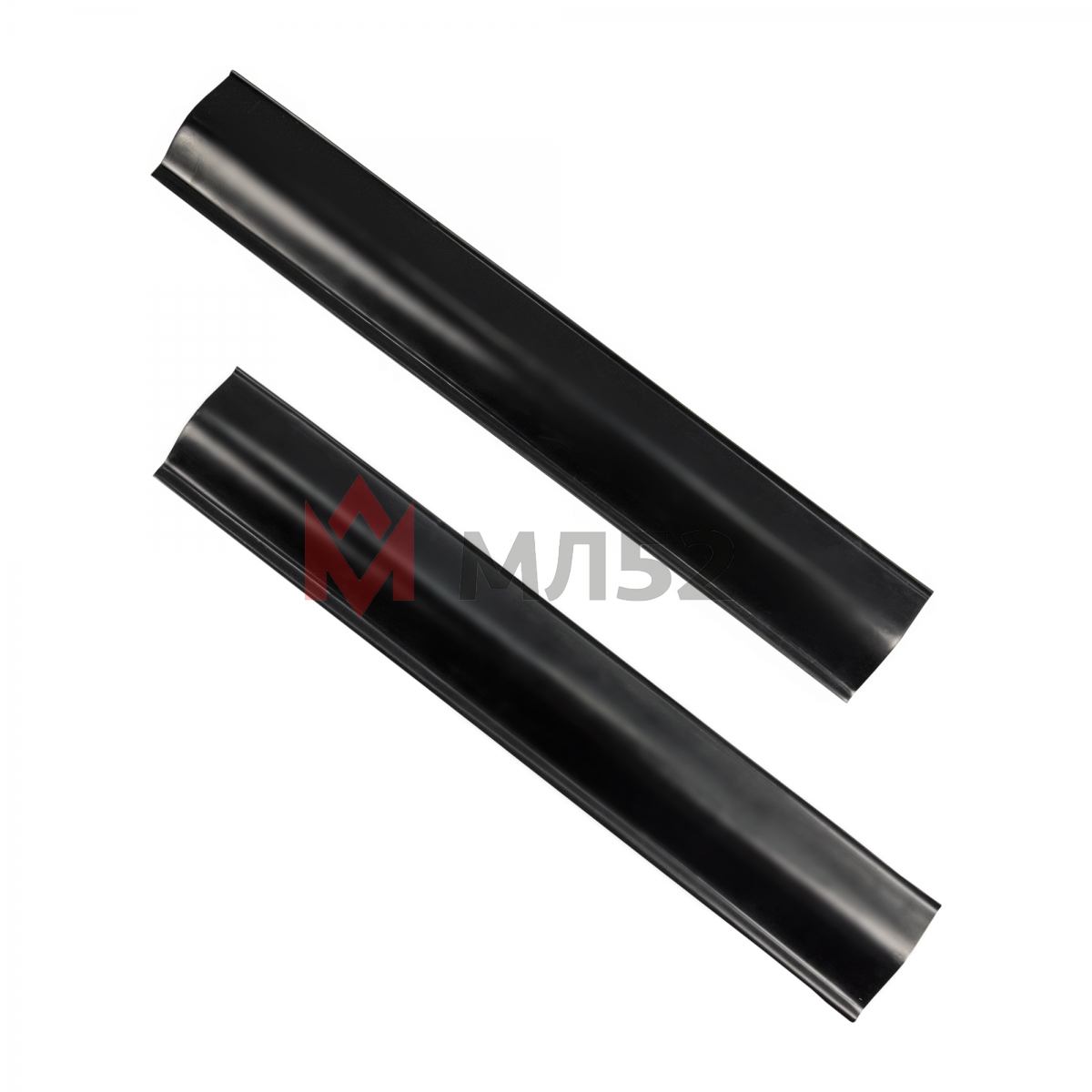 Накладки для а/м Газон Некст на пороги (черные)