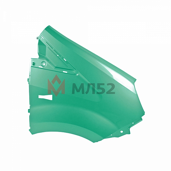 Крыло на Газель Некст переднее правое светло-зеленое Кипр окрашенное (пластиковое литье)