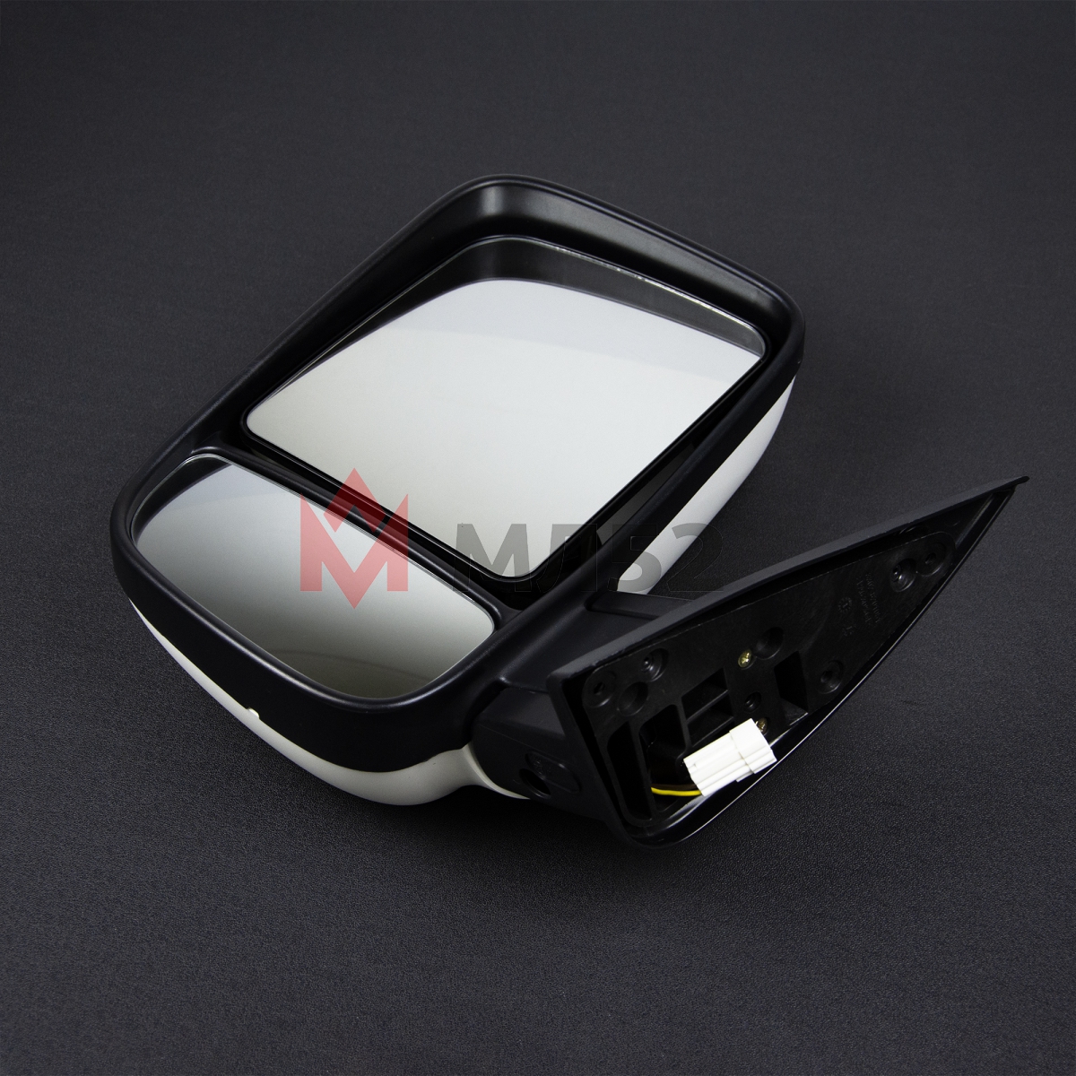 Зеркала для а/м Газель белые (комплект), бегущий повторитель, с подогревом и ручным приводом