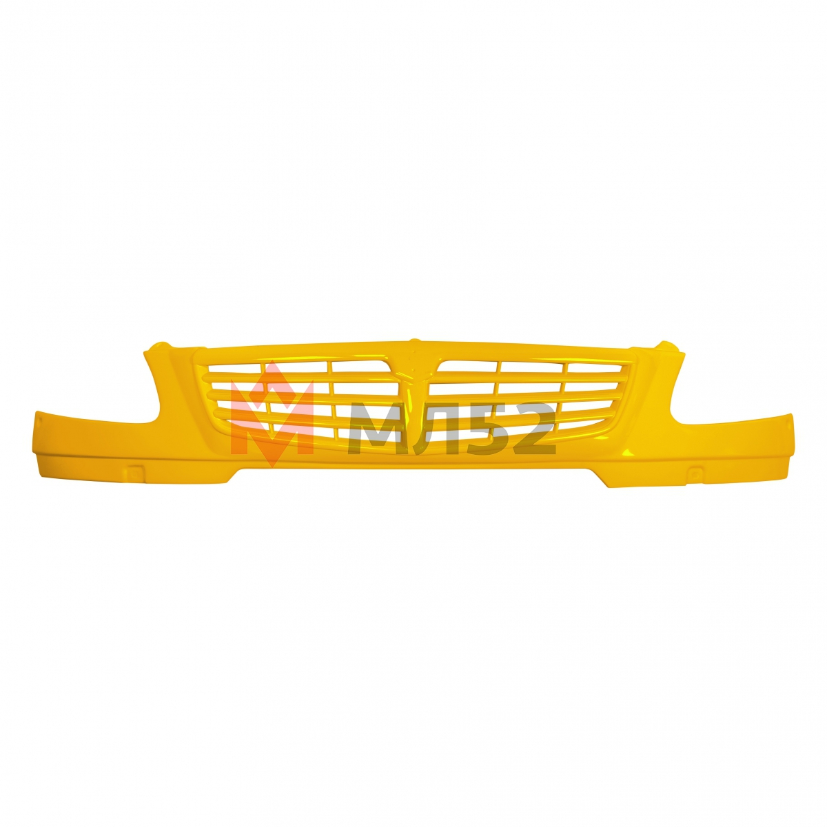 Решетка бампера для а/м Газель "Мерс." (желтая)
