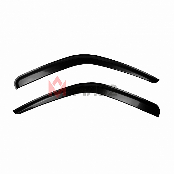 Дефлекторы (ветровики) боковых стекол для а/м Газель черные