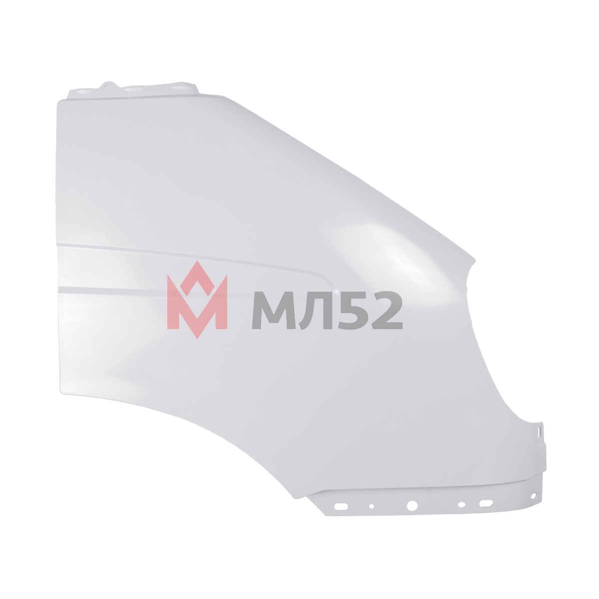 Крыло правое пластиковое литьевое белое неокрашенное для а/м Газель н/об., Газель Бизнес, Соболь, Баргузин