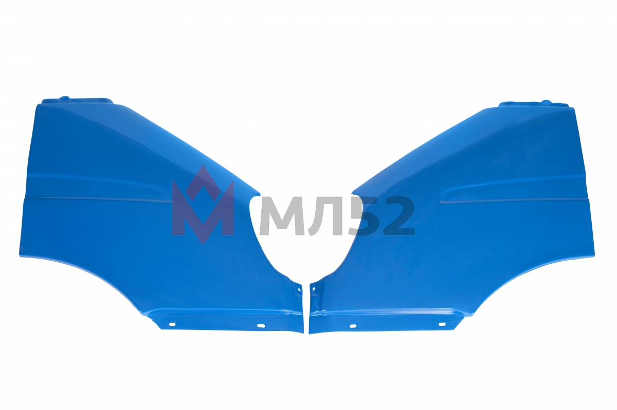 Крыло левое пластиковое формованное синее Марсель окрашенное для а/м Газель н/об., Газель Бизнес, Соболь, Баргузин