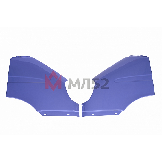 Крыло правое+левое (комплект) пластиковое литьевое фиолетовое Юниор окрашенное для а/м Газель н/об., Газель Бизнес, Соболь, Баргузин