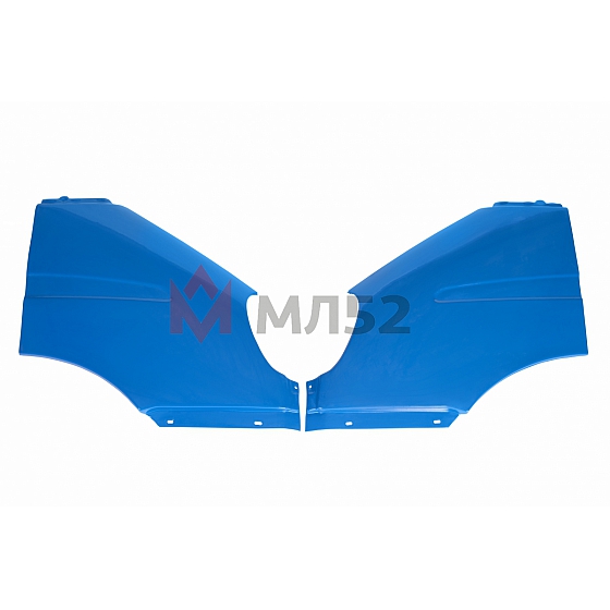Крыло правое+левое (комплект) пластиковое литьевое синее Марсель окрашенное для а/м Газель н/об., Газель Бизнес, Соболь, Баргузин
