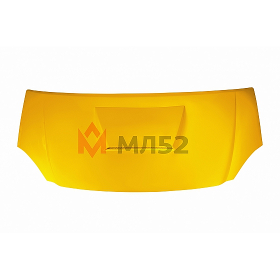 Капот для а/м Газель, Газель Бизнес пластик "Стелс 2" (желтый) с воздухозаборником