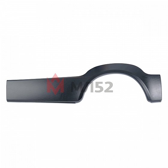 Накладки на пороги для а/м Газель 2705 черно-серый графит