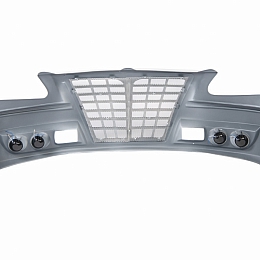 Бампер для а/м Газель Бизнес 3302 в/сб. (белый) с 4 тум. "Ауди" передний