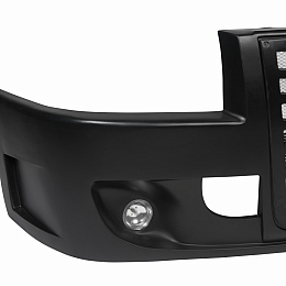 Бампер для а/м Газель 3302 "Ауди" в/сб. с 2 тум. (под покраску) передний старого образца