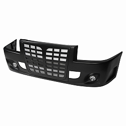 Бампер для а/м Газель 3302 "Ауди" в/сб. с 2 тум. (под покраску) передний старого образца