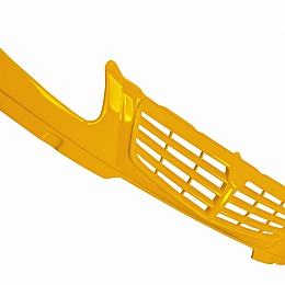 Решетка бампера для а/м Газель "Мерс." (желтая)