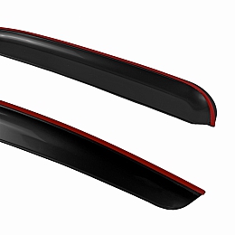 Дефлекторы (ветровики) боковых стекол для а/м Газель черные