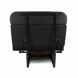 Диван-трансформер для а/м Газель, раскладной вместо пассажирского сиденья, цвет черный пунктир