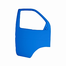 Боковая дверь для а/м Газель правая (синяя Марсель) пластиковая