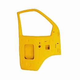 Боковая дверь для а/м Газель левая (желтая) пластиковая