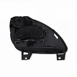 Блок фара для а/м Газель 3302, 2217, 33104 нового образца, левая (пластиковый рассеиватель), AUTOMOTIVE LIGHTING