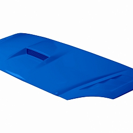 Капот для а/м Газель 3302 пластик (нового образца) &quot;Суб.&quot; (синий Марсель) с воздухозаборником