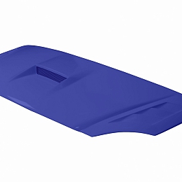 Капот для а/м Газель 3302 пластик (нового образца) &quot;Суб.&quot; (фиолетовый Юниор) с воздухозаборником