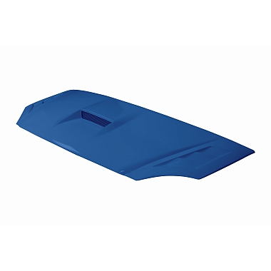 Капот на Газель 3302 пластик (нового образца) "Суб." (синий Балтика) с воздухозаборником