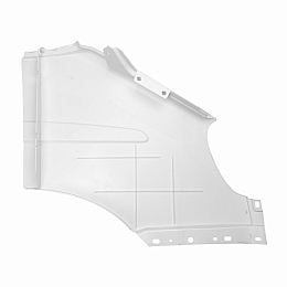 Крыло левое пластиковое литьевое под покраску для а/м Газель н/об., Газель Бизнес, Соболь, Баргузин (без выбора цвета)