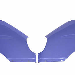 Крыло на Газель правое пластиковое фиолетовое Юниор (нового образца) для Газель Бизнес, Соболь, Баргузин