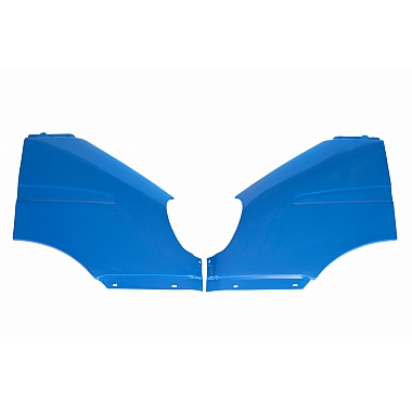 Крыло правое+левое (комплект) пластиковое литьевое синее Марсель окрашенное для а/м Газель н/об., Газель Бизнес, Соболь, Баргузин
