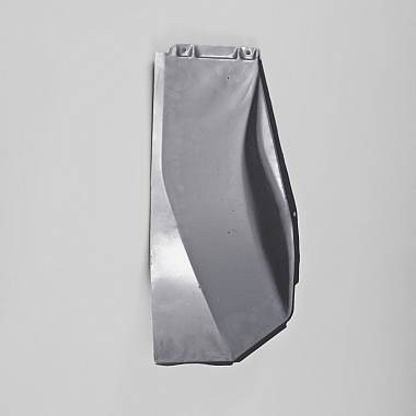 Полик для а/м Газель передний левый, ремонтный брызговик колеса, металл (№6)