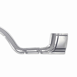 Порог для а/м Газель 3302 с углом левый в сборе (ремонтная накладка проема двери), металл (№32) аналог