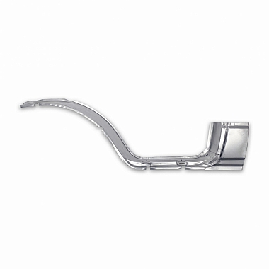 Порог для а/м Газель 3302 с углом левый в сборе (ремонтная накладка проема двери), металл (№32) аналог