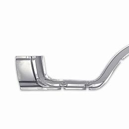 Порог для а/м Газель 3302 с углом правый в сборе (ремонтная накладка проема двери), металл (№33) аналог