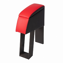 Подлокотник для а/м Газель красный – бар между сидений (перфорированная кожа)