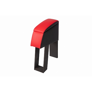 Подлокотник для а/м Газель красный – бар между сидений (перфорированная кожа)