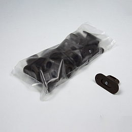 Скоба поворотная для крепления тента, коричневая, пластиковая (упаковка 20 шт.)
