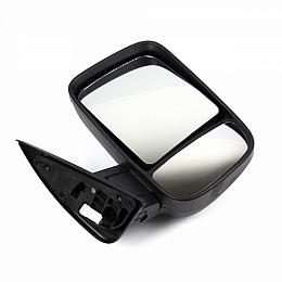 Зеркала для а/м Газель, бегущий повторитель (комплект), с подогревом и ручным приводом, черный