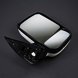 Зеркала для а/м Газель белые (комплект), бегущий повторитель, с подогревом и ручным приводом