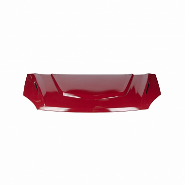 Капот для а/м Газель Некст пластиковый в цвет (красный Чили), тюнинг