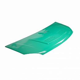 Капот для а/м Газель Некст пластиковый с воздухосборником в цвет (зеленый Кипр)