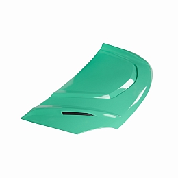 Капот для а/м Газель Некст пластиковый в цвет (зеленый Кипр), тюнинг