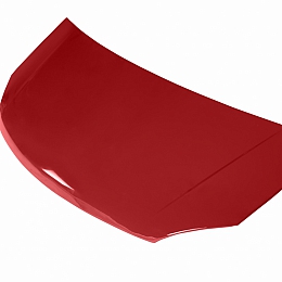 Капот для а/м Газель Некст красный (Чили) пластиковый окрашенный