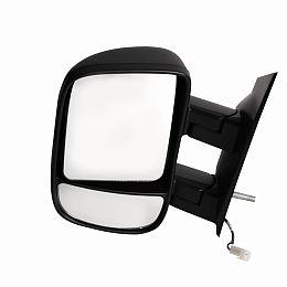 Комплект зеркал с электроприводом и обогревом (черный) для а/м Газель Некст до 2017 г.в.