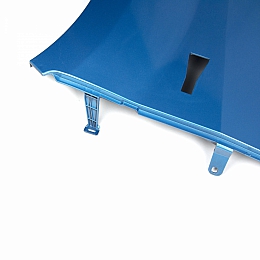 Крыло для а/м Газель Некст переднее левое голубое Сидней окрашенное (пластиковое литье)
