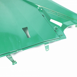 Крыло для а/м Газель Некст переднее левое светло-зеленое Кипр окрашенное (пластиковое литье)