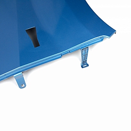 Крыло для а/м Газель Некст переднее правое голубое Сидней окрашенное (пластиковое литье)