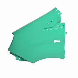 Крыло переднее левое пластмассовое окрашенное зеленое (Кипр) на Газель Некст