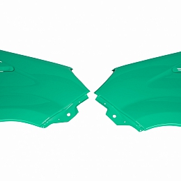 Крыло переднее левое пластмассовое окрашенное зеленое (Кипр) на Газель Некст
