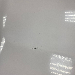 01 Новый спойлер на крышу с дефектом для а/м Газель, 2.0 (белый)