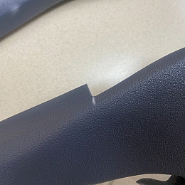 05 Новые накладки с дефектом для а/м Соболь, Баргузин черно-серый графит (обвес, бортовые молдинги), пластиковые, комплект