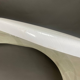 01 Новый спойлер на крышу с дефектом для а/м Газель, 2.0 (белый)