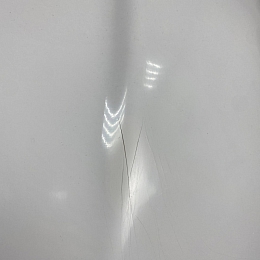 01 Новый спойлер на крышу с дефектом для а/м Газель, 2.0 (белый)