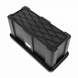 Ящик для легкового прицепа Blackit-1, 1 замок, Daken, 550х250х280 (23 л)